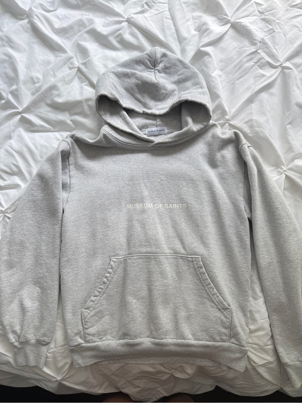 Museum of Saints sweater Light Gray Hoodie